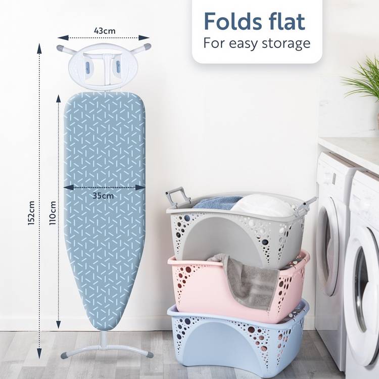 Minky ironing board 110x35cm blue - British product