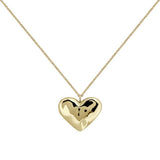 Argos Radley 18ct Gold Plated Hammered Heart Pendant Necklace, 60cm Chain- Buy online at McGrocer