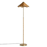 Habitat Norah rattan floor lamp natural, imported from the UK