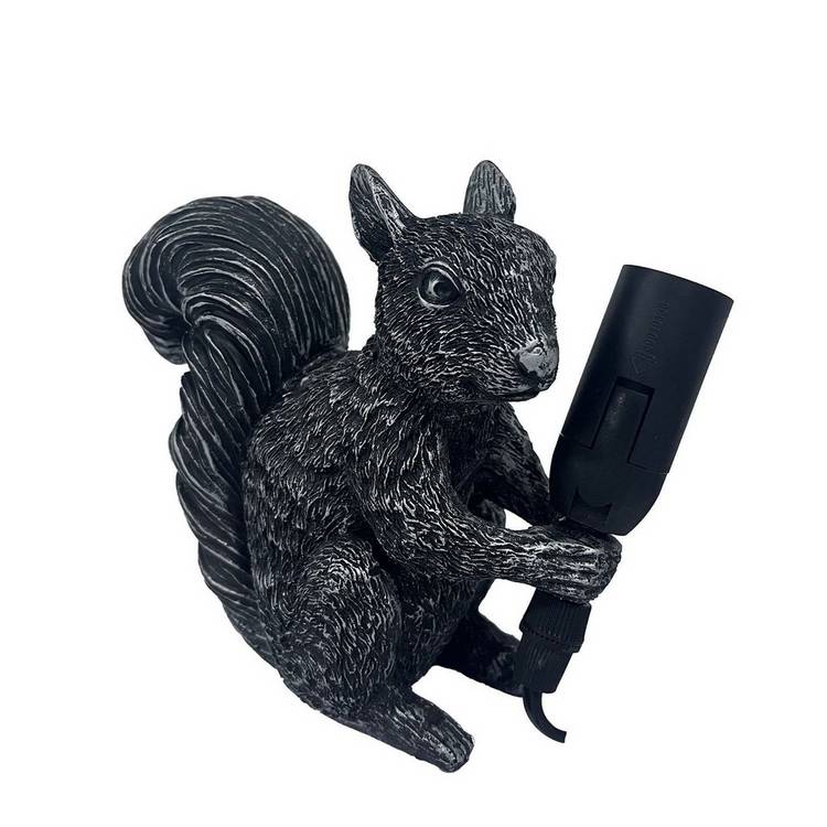 Hestia squirrel lamp with bulb 16cm, imported from the UK