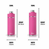 Ninja Thirsti Hot Pink travel bottle 530ml, imported from the UK