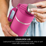 Ninja Thirsti Hot Pink travel bottle 530ml, imported from the UK