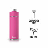 Ninja Thirsti Hot Pink travel bottle 530ml, imported from the UK