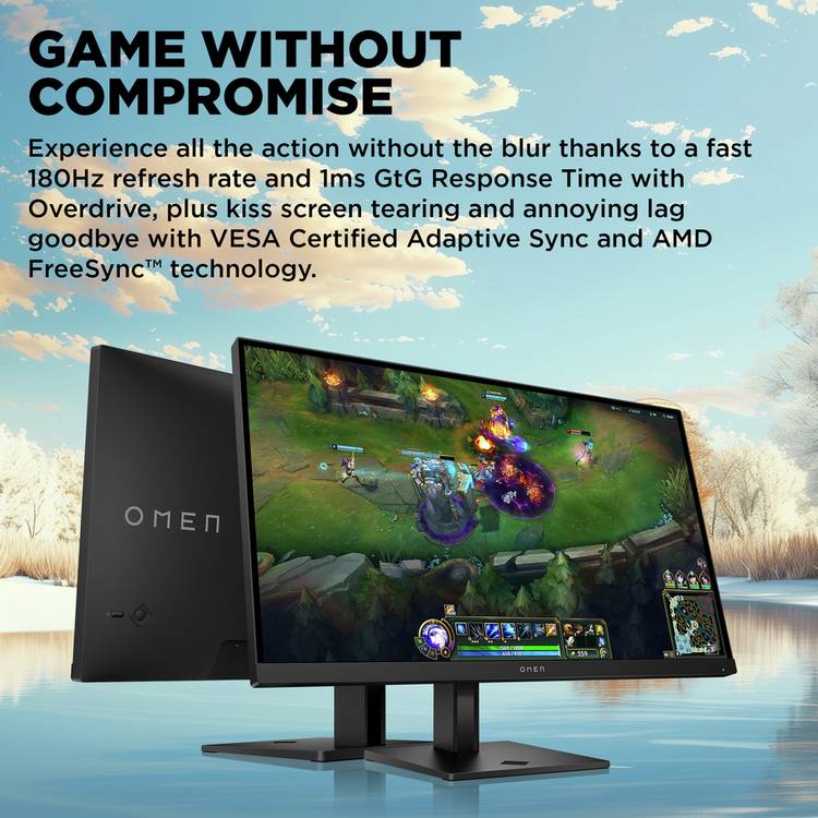 HP Omen G2 27-inch FHD gaming monitor, imported from the UK