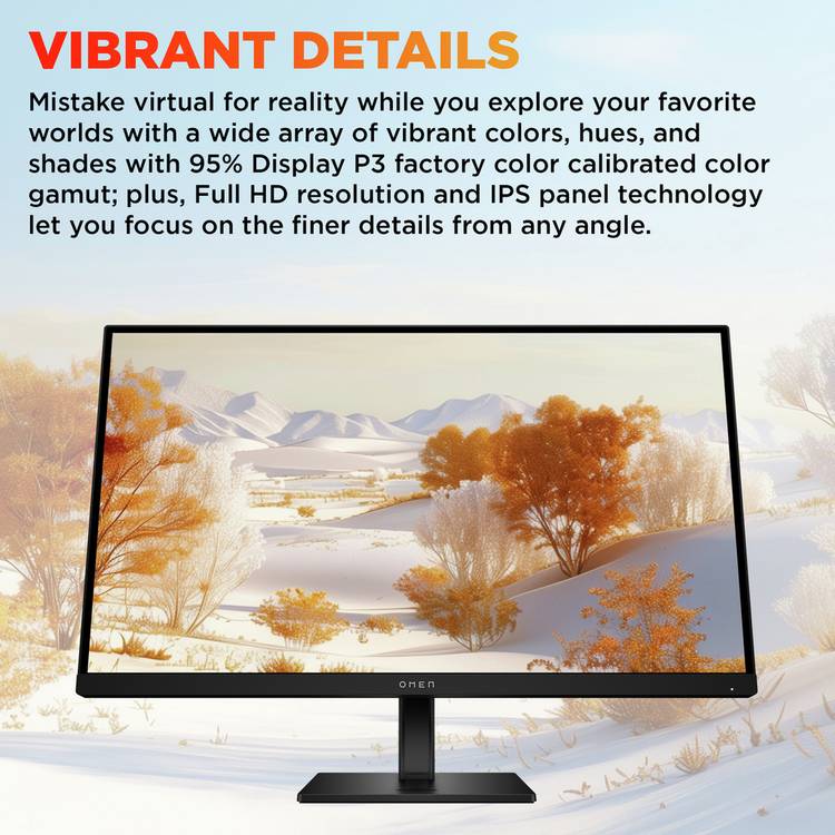 HP Omen G2 27-inch FHD gaming monitor, imported from the UK