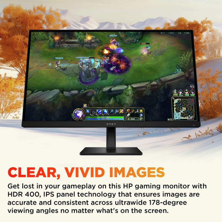 HP Omen G2 27-inch FHD gaming monitor, imported from the UK