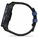 Garmin GPS smart watch Black and Bolt Blue 50mm - British product