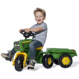 John Deere tractor with trailer children's ride-on toy, imported from the UK