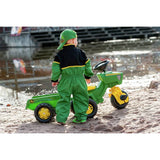 John Deere tractor with trailer children's ride-on toy, imported from the UK