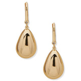 Argos DKNY Gold Tone Puffy Teardrop Earrings- Buy online at McGrocer