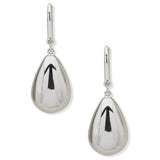 Argos DKNY Silver Tone Puffy Teardrop Earrings- Buy online at McGrocer