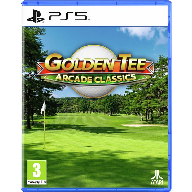 Golden Tee Arcade Classics PS5 game, UK version