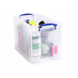 Really Useful plastic storage box clear 24L, imported from the UK