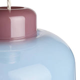 Habitat blue glass lampshade 24cm, UK version