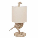 Argos Hestia Wood Effect Pheasant Table Lamp 21 inch- Buy online at McGrocer