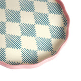 Habitat Harlequin Blue trinket tray 25.6cm - British product
