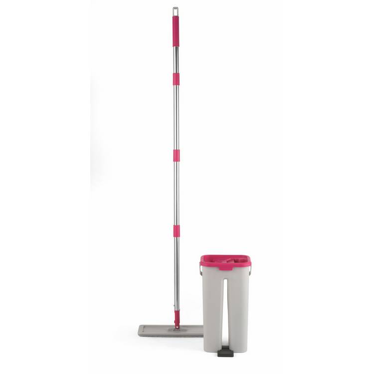 Kleeneze flat head mop and bucket set microfibre (British brand)