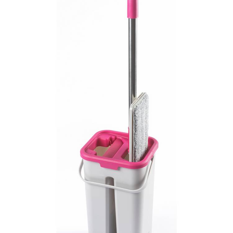 Kleeneze flat head mop and bucket set microfibre (British brand)