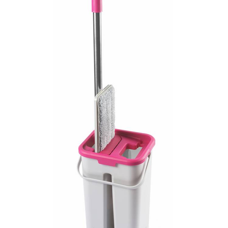 Kleeneze flat head mop and bucket set microfibre (British brand)