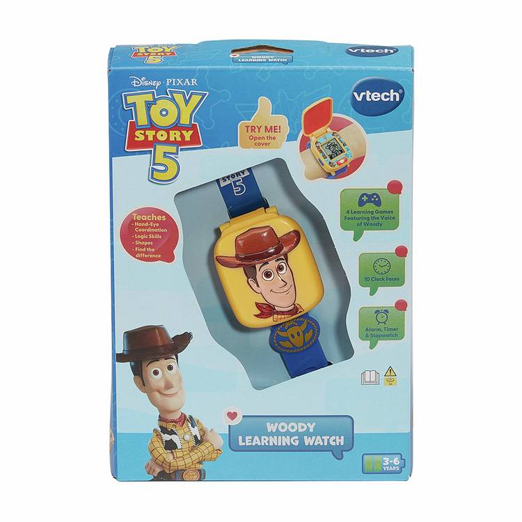 VTech Toy Story 5 Woody learning watch, UK version
