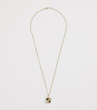 THE OUZE yellow gold sapphire scatter necklace - British product
