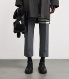 Thom Browne Leather Hector top-handle bag with dog shape, imported from the UK