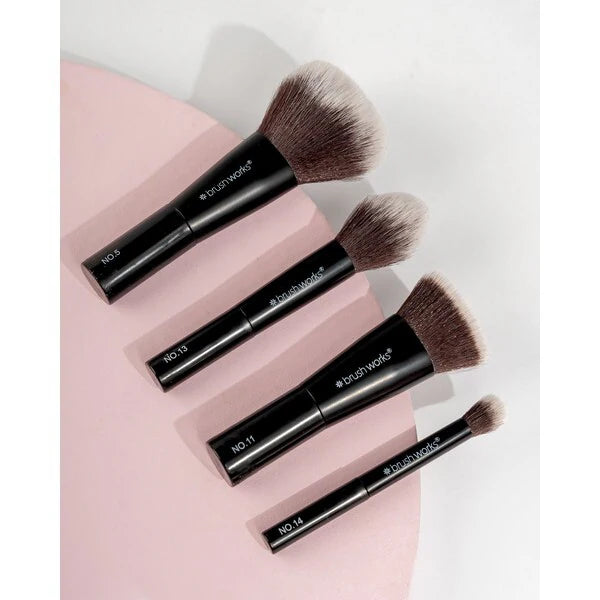 Brushworks On The Move Makeup Minis 4 Piece Brush Set - British product
