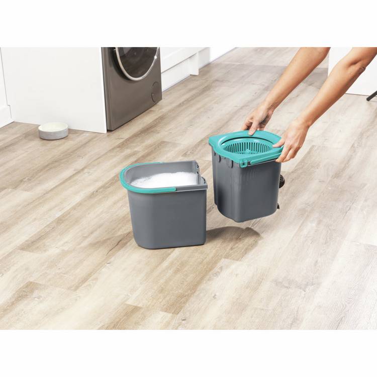 Beldray antibac dual compartment spin mop with refill - British product