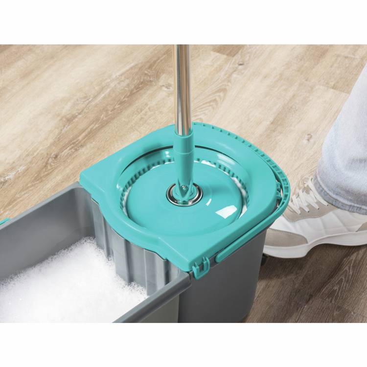 Beldray antibac dual compartment spin mop with refill - British product