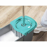 Beldray antibac dual compartment spin mop with refill - British product