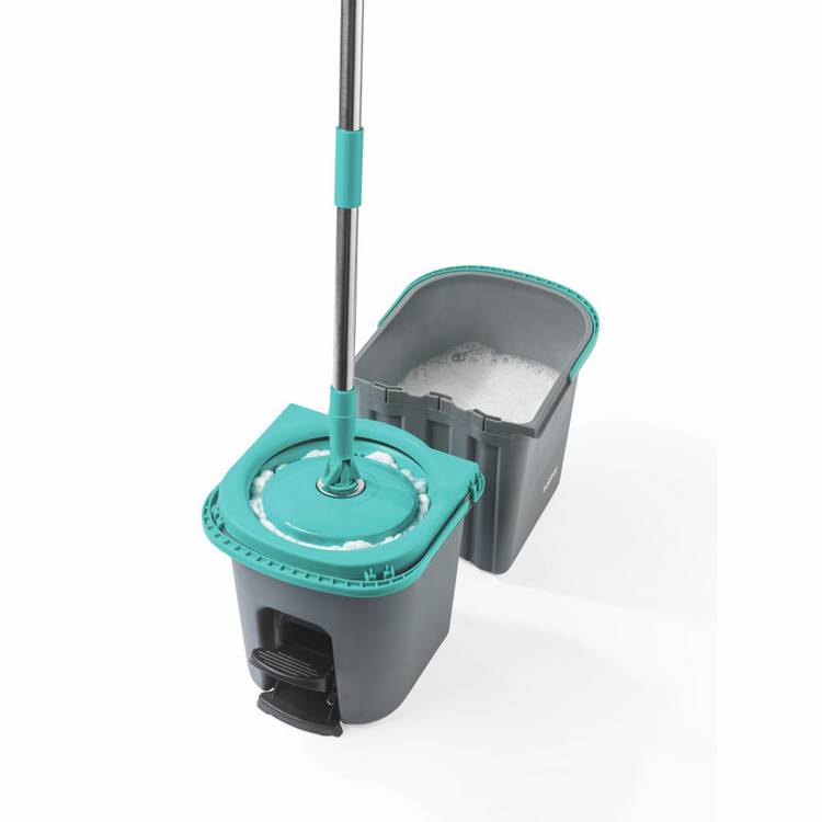 Beldray antibac dual compartment spin mop with refill - British product