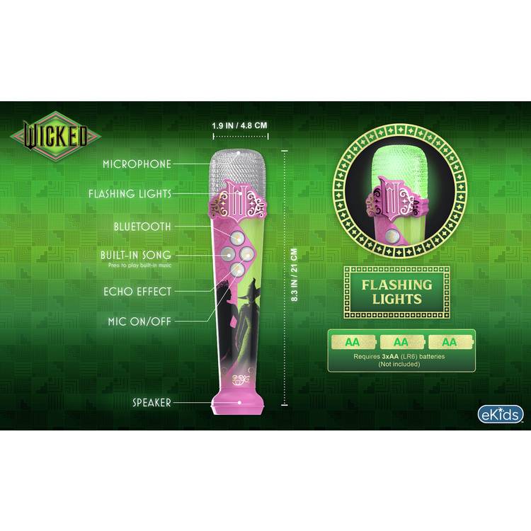 Wicked Bluetooth karaoke microphone, imported from the UK
