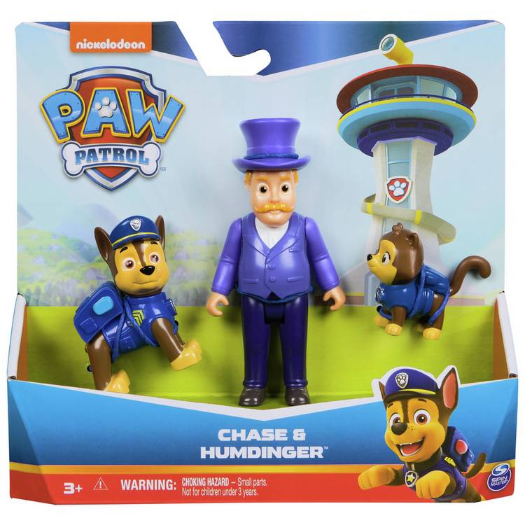 PAW Patrol Chase and Humdinger figure set - British product