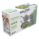 Salter Marblestone 4 piece aluminium pan set, UK version