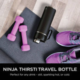 Ninja Thirsti black travel bottle 700ml - British product