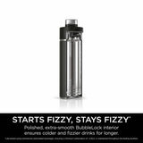 Ninja Thirsti black travel bottle 700ml - British product