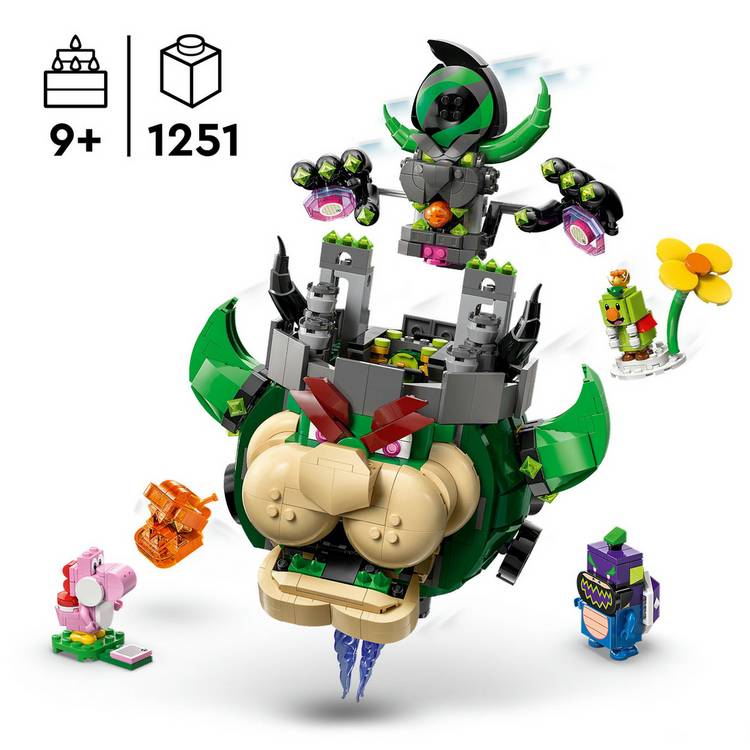 LEGO Super Mario Prince Florian and Castle Bowser set 1251 pieces - British product
