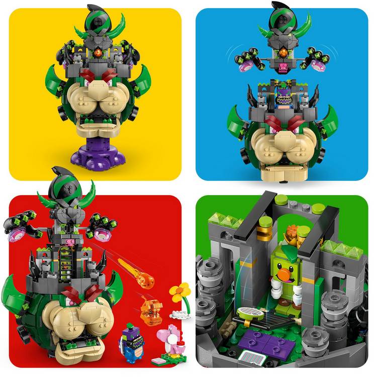 LEGO Super Mario Prince Florian and Castle Bowser set 1251 pieces - British product