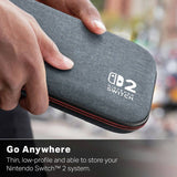 PowerA travel case for Nintendo Switch 2 Grey, imported from the UK