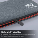 PowerA travel case for Nintendo Switch 2 Grey, imported from the UK