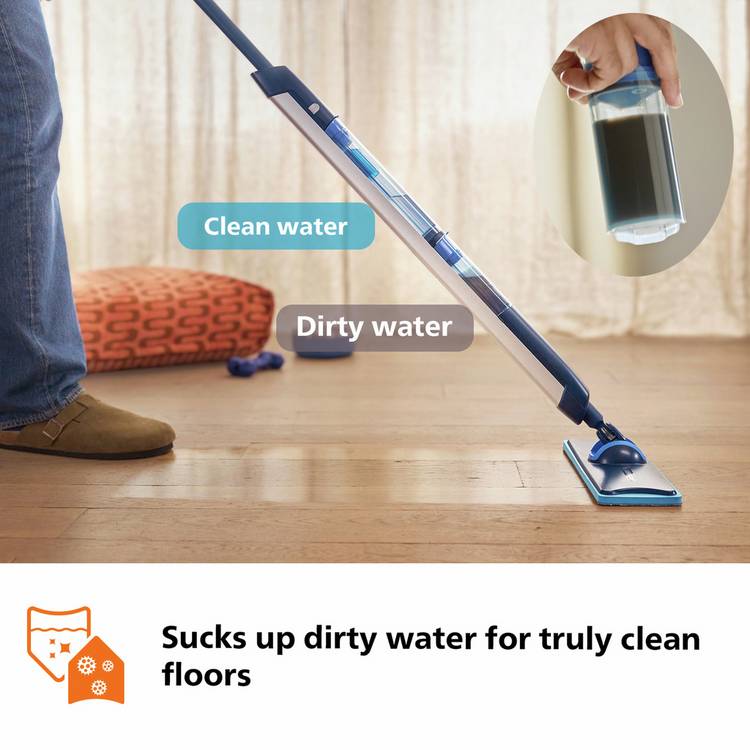 Philips OneUp 5000 electric mop - British product