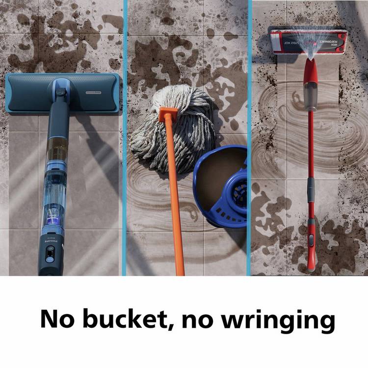Philips OneUp 5000 electric mop - British product