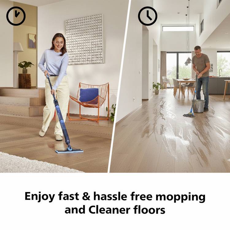 Philips OneUp 5000 electric mop - British product