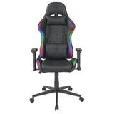 Deltaco RGB faux leather gaming chair black - British product