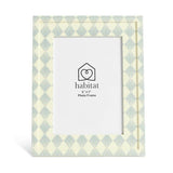 Habitat Harlequin printed blue picture frame 5x7 inch (British brand)