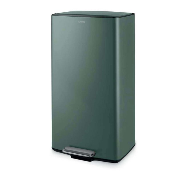 Tower forest green pedal bin 40 litre capacity (British brand)