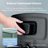Tower forest green pedal bin 40 litre capacity (British brand)