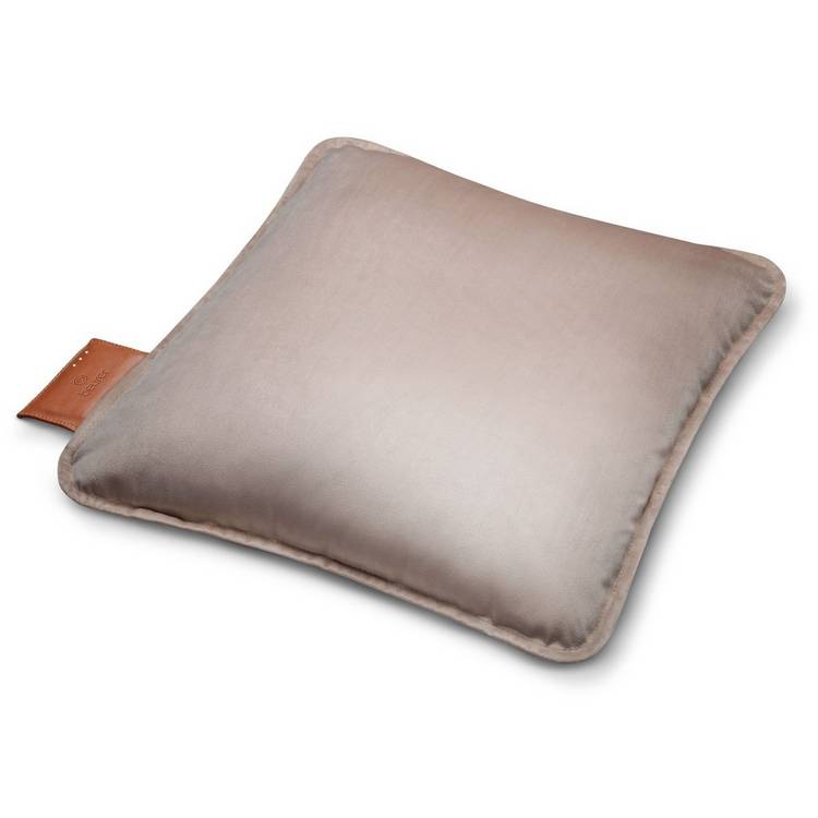 Beurer heated cushion in Taupe, imported from the UK