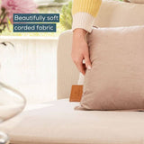 Beurer heated cushion in Taupe, imported from the UK