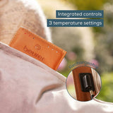 Beurer heated cushion in Taupe, imported from the UK